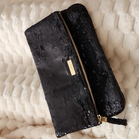 Halston Heritage Jenny Fold-Over Sequin Evening Bag - Picture 1 of 14